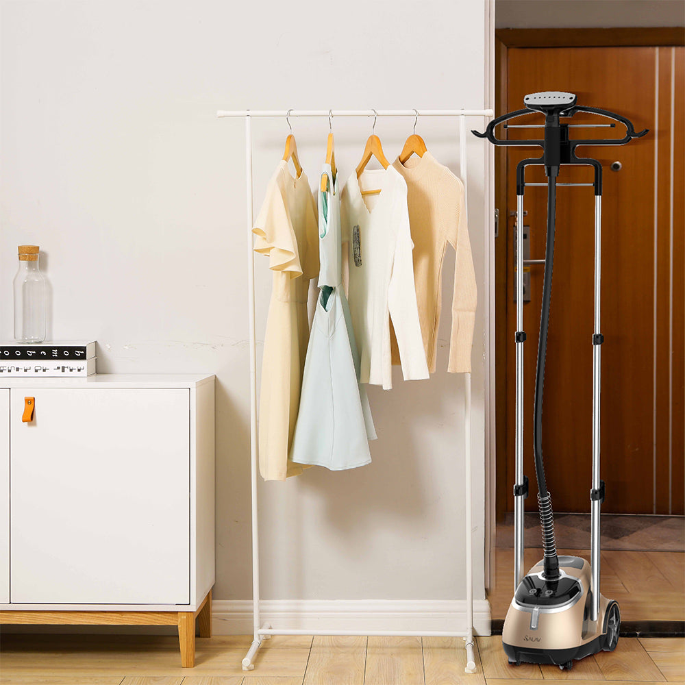 GS49 + Gold + Garment Steamers-2 + in home use