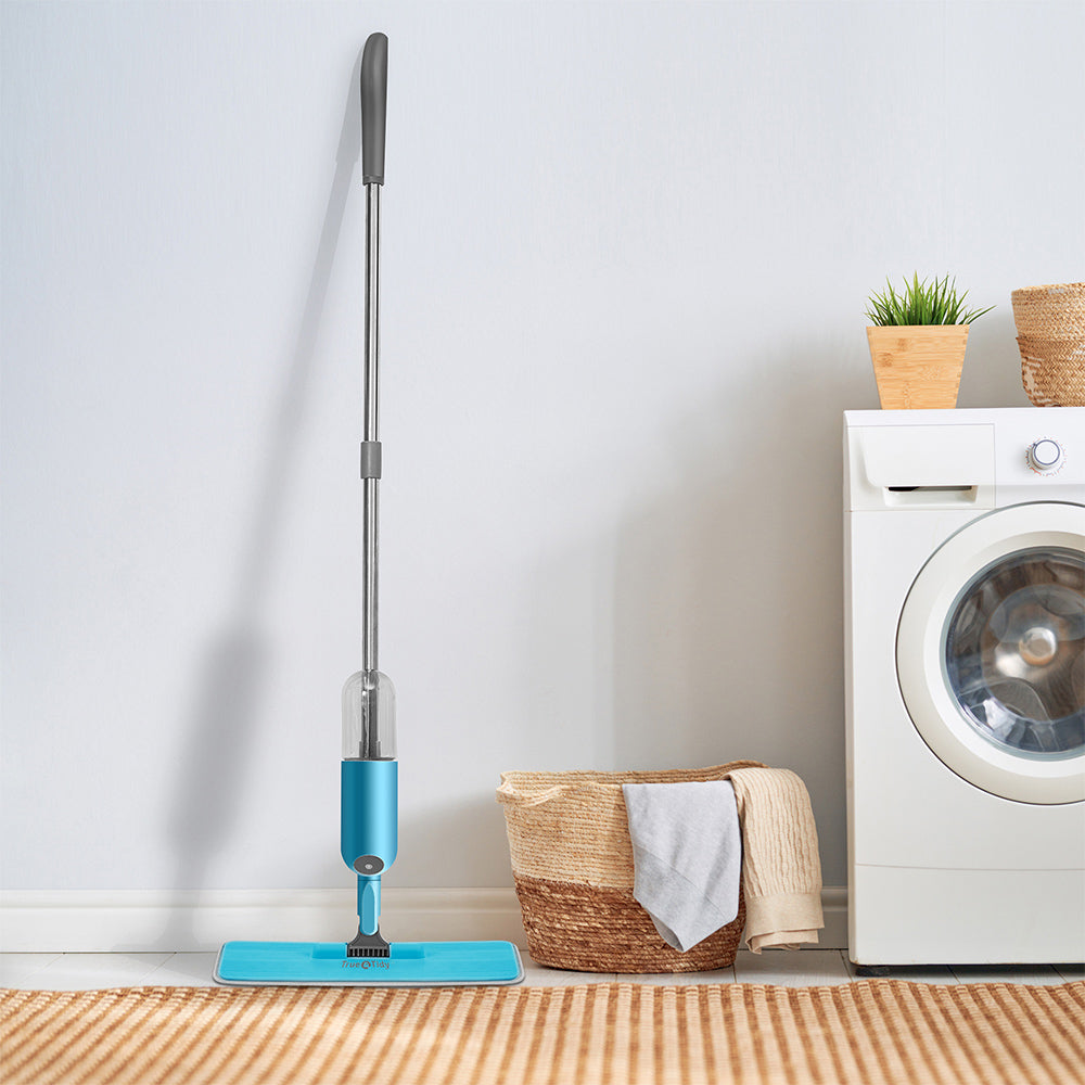 SPRAY250  Blue  Cleaning-3  resting in laundry room