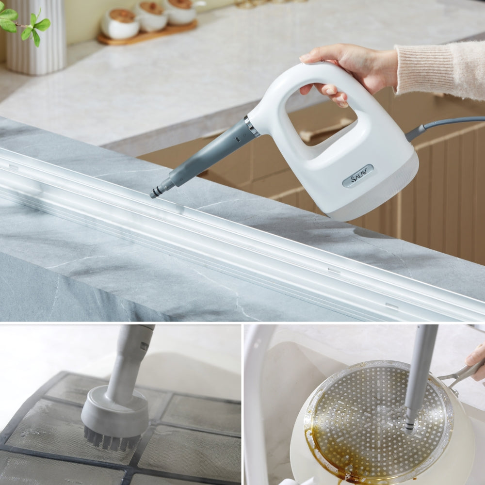 CS100+WHITE+ being used to clean various household surfaces and nooks