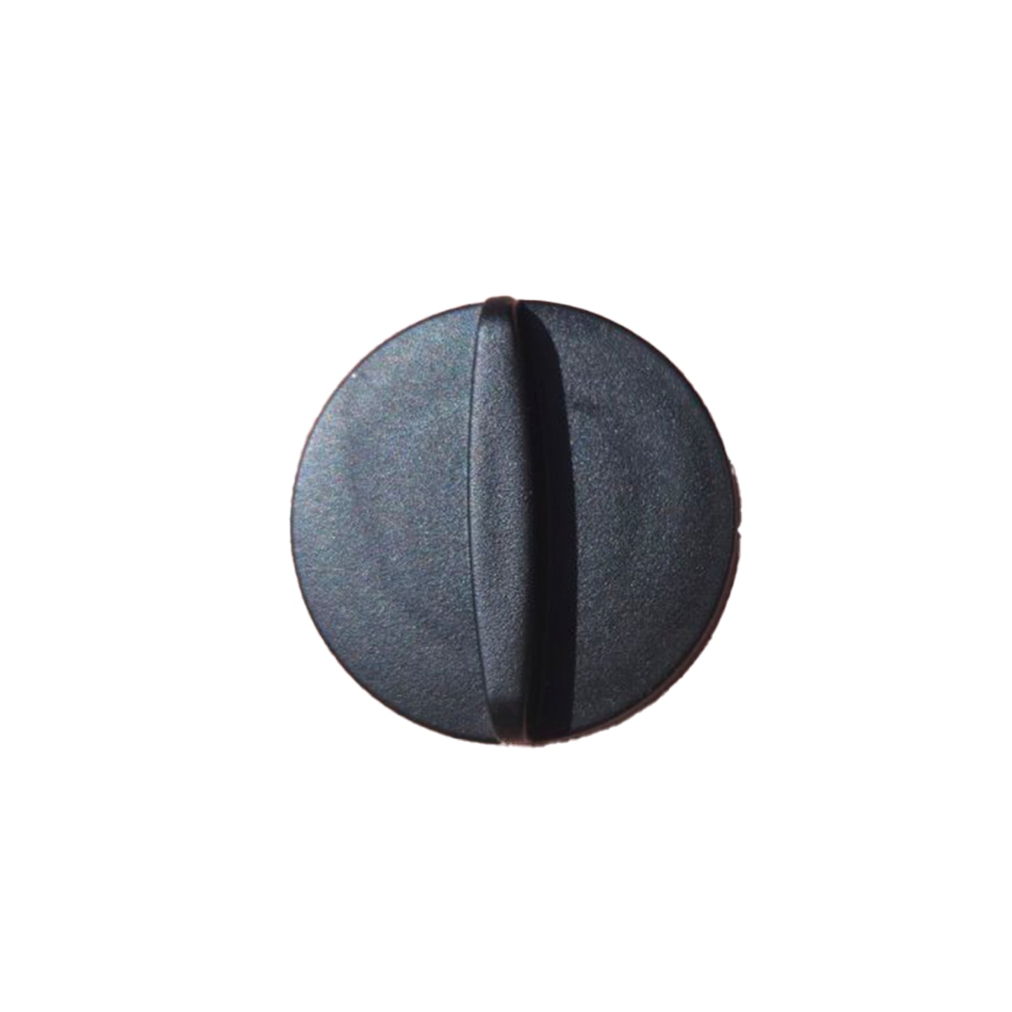 Round black rubber plug