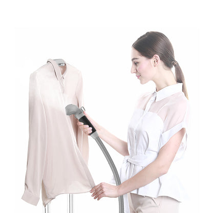 GS45-6 + GS45 being used by woman steaming silk blouse