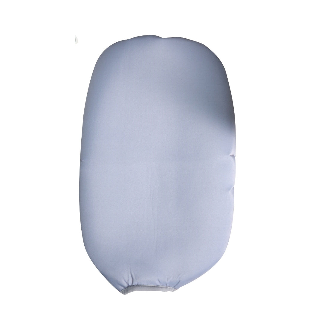 light gray ironing board cover