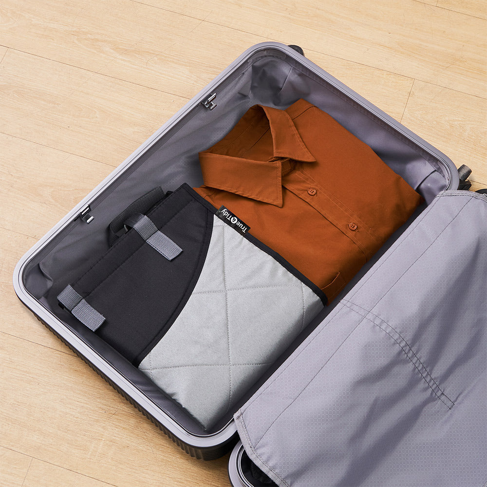 MAT200 + Black + Laundry Care-3 + MAT200 folded up ready for travel