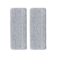 two microfiber mop pads