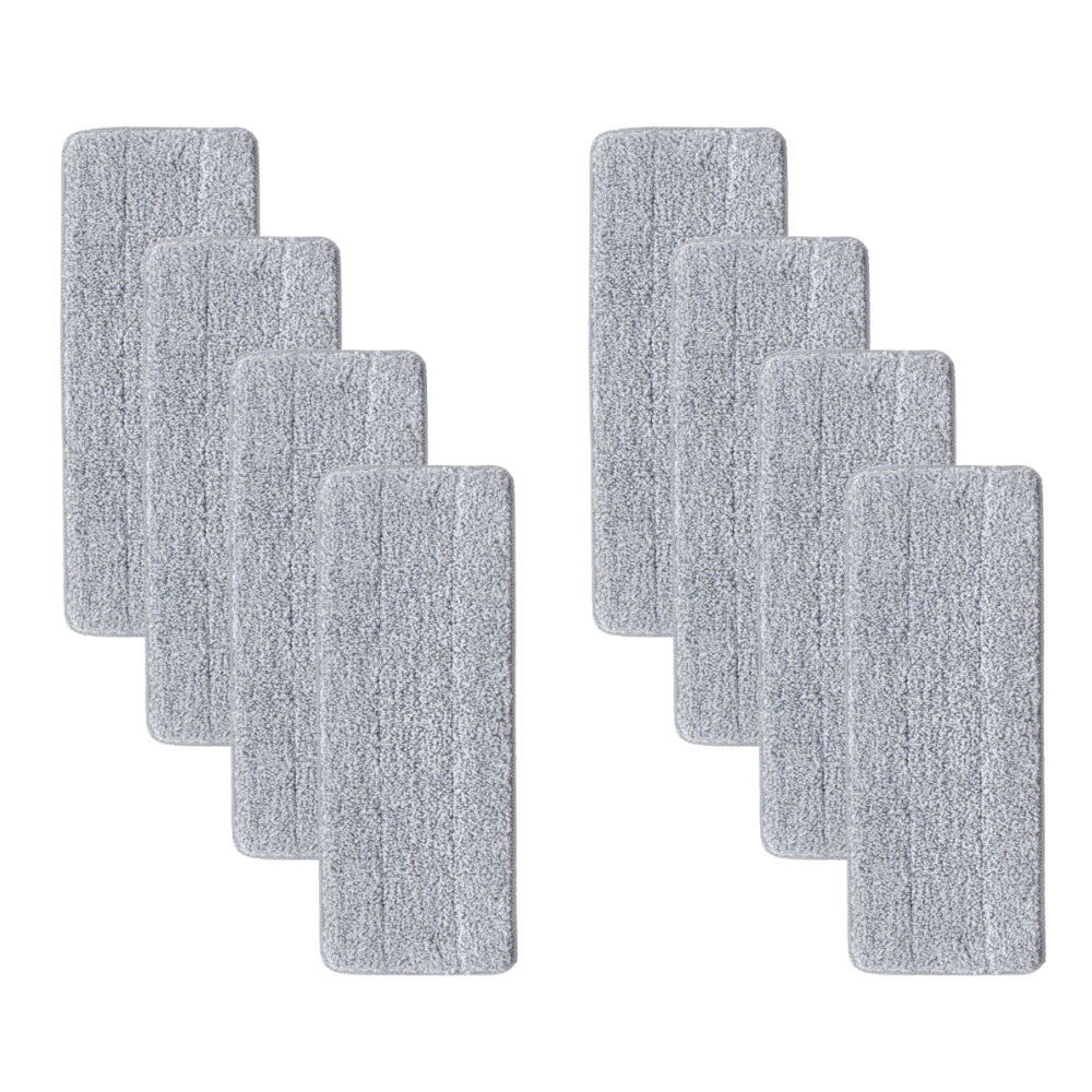 pack of 8 microfiber mop pads