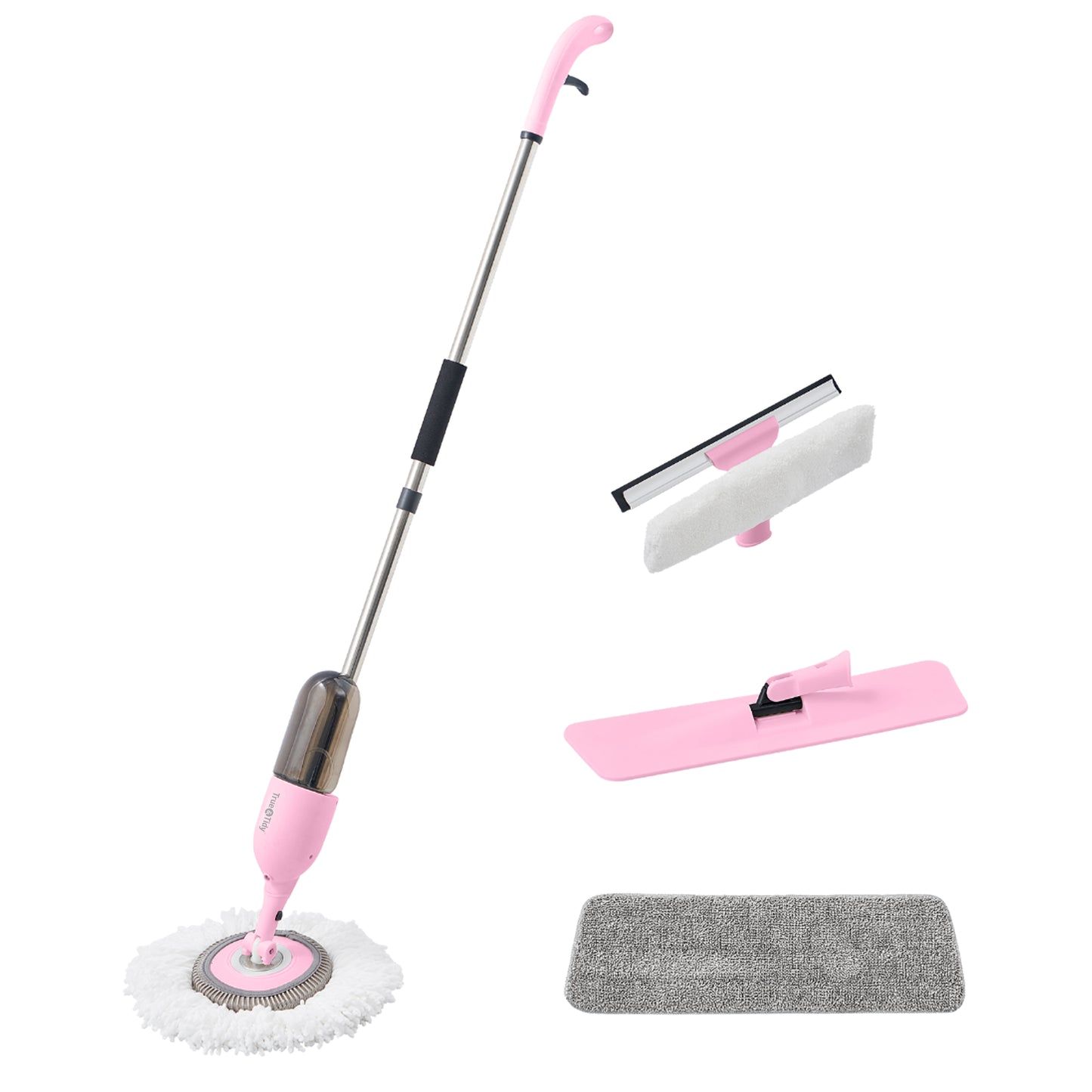 SPRAY360+PINK+3 MOP HEADS