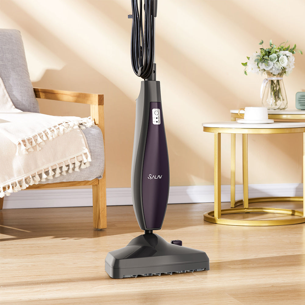 STM403  Plum  Steam Mops-2  close up in living room on wood floors
