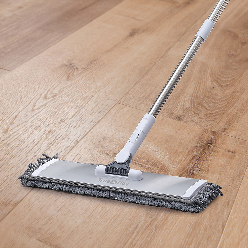 SWEEP180 + Gray + Cleaning-2 + chenille pad cleaning wood floors