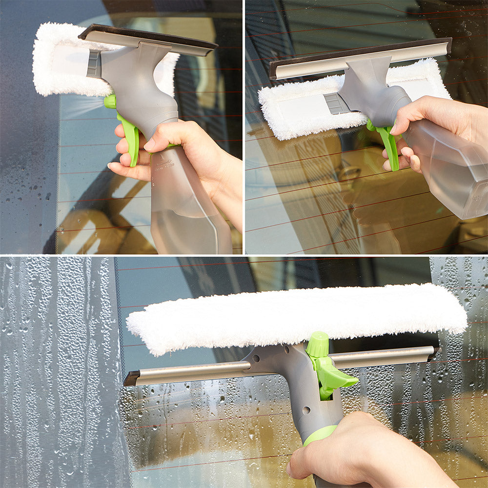 WIN150 + Lime + Cleaning-2 + cleaning glass with spray bottle microfiber pad and squeegee
