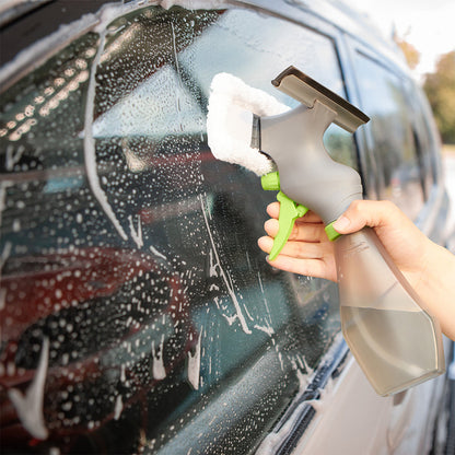 WIN150 + Lime + Cleaning-3 + cleaning car windows with microfiber pad