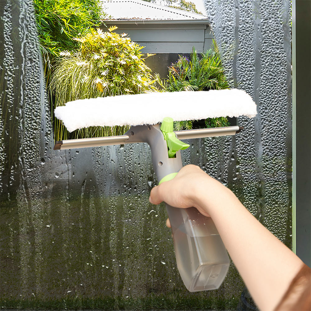 WIN150 + Lime + Cleaning-4 + squeegee blade cleaning glass