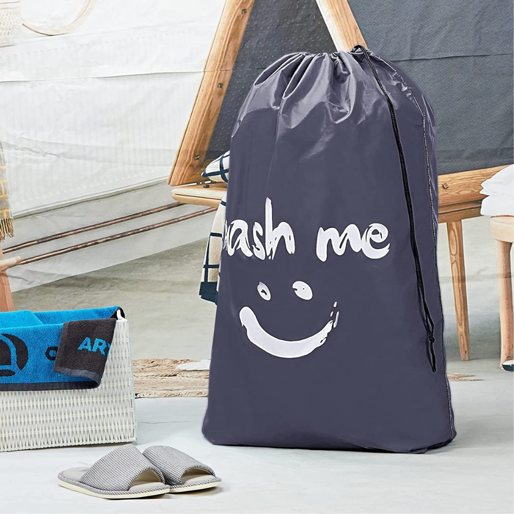 large laundry bag in dorm room