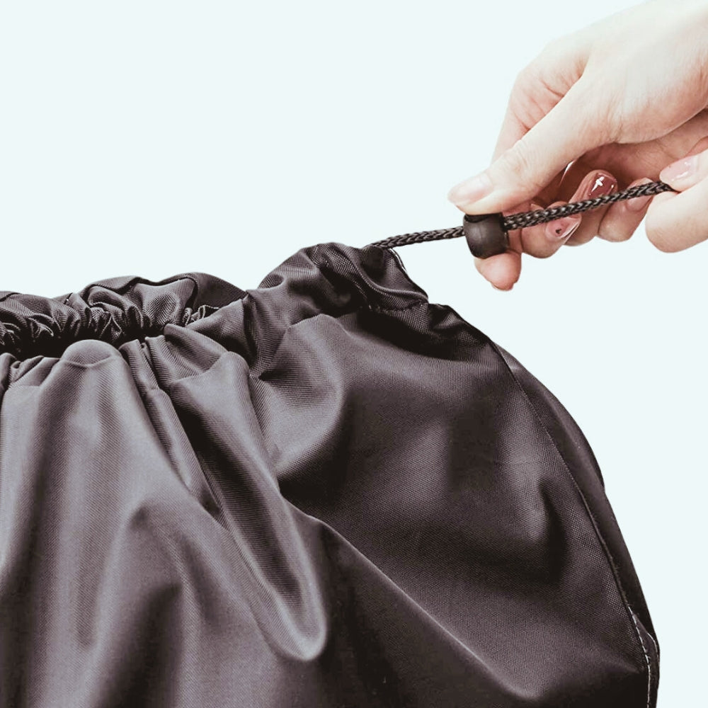 drawstring closure laundry bag