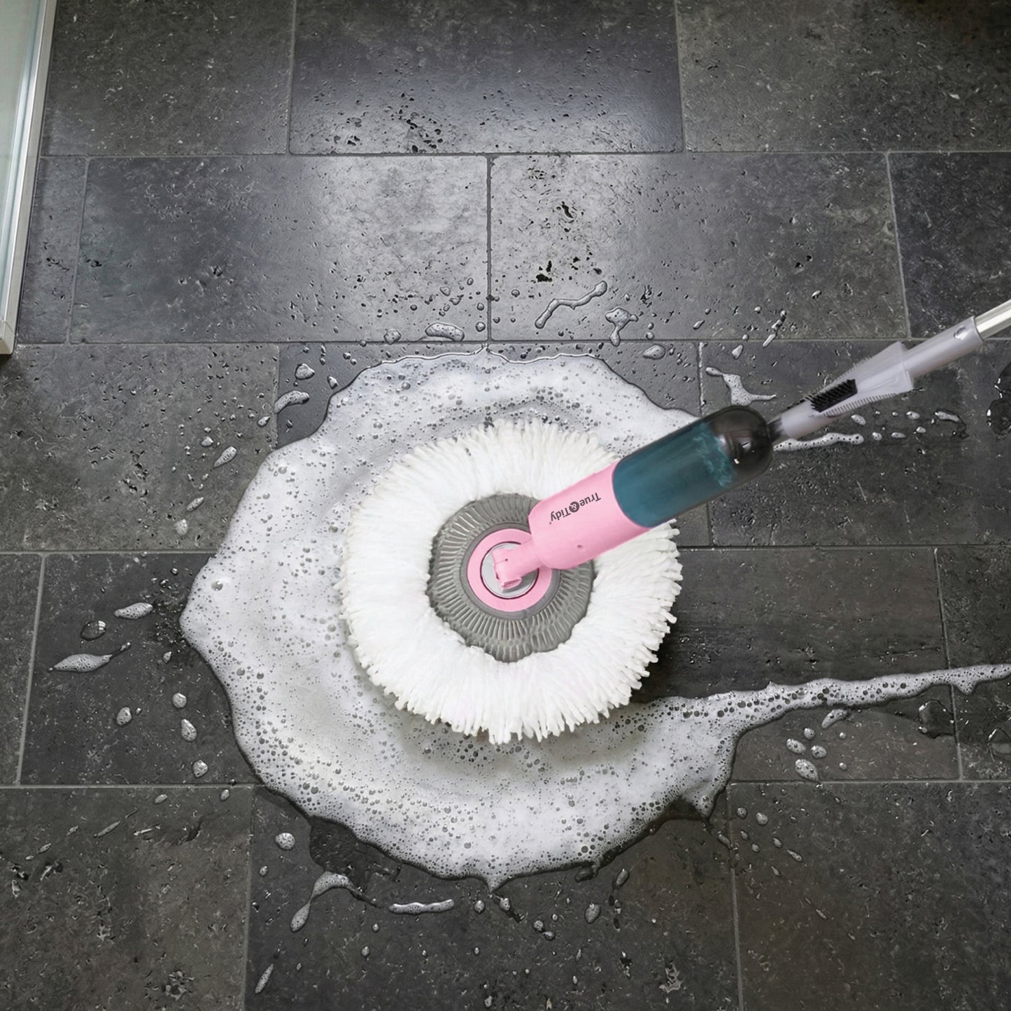 SPRAY400+PINK+MOP DARK TILE