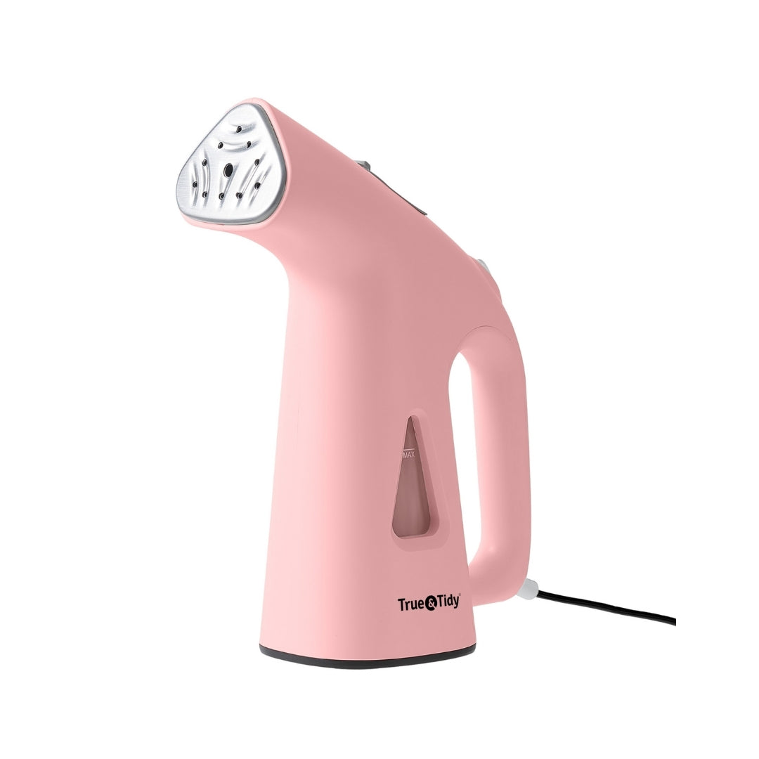 TS38 + Pink + Hand Held Garment Steamer in Pink