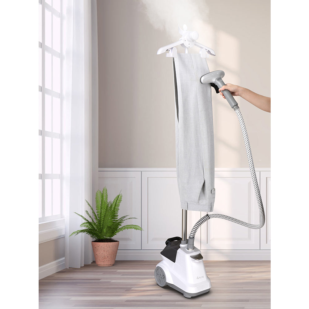 X3 + White + Garment Steamers-2 + brush creaser nozzle attachment creating crease line on pants
