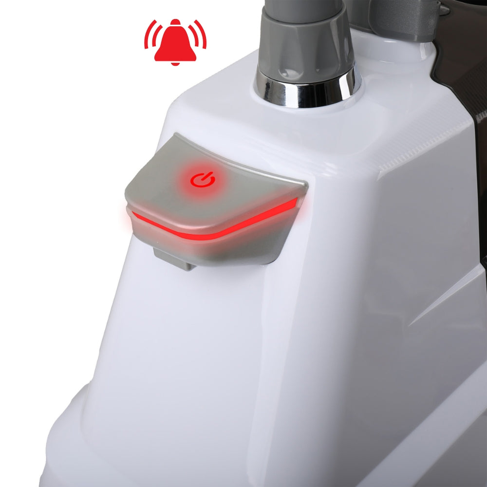 X3 + Auto-Off White + with red illuminated power button